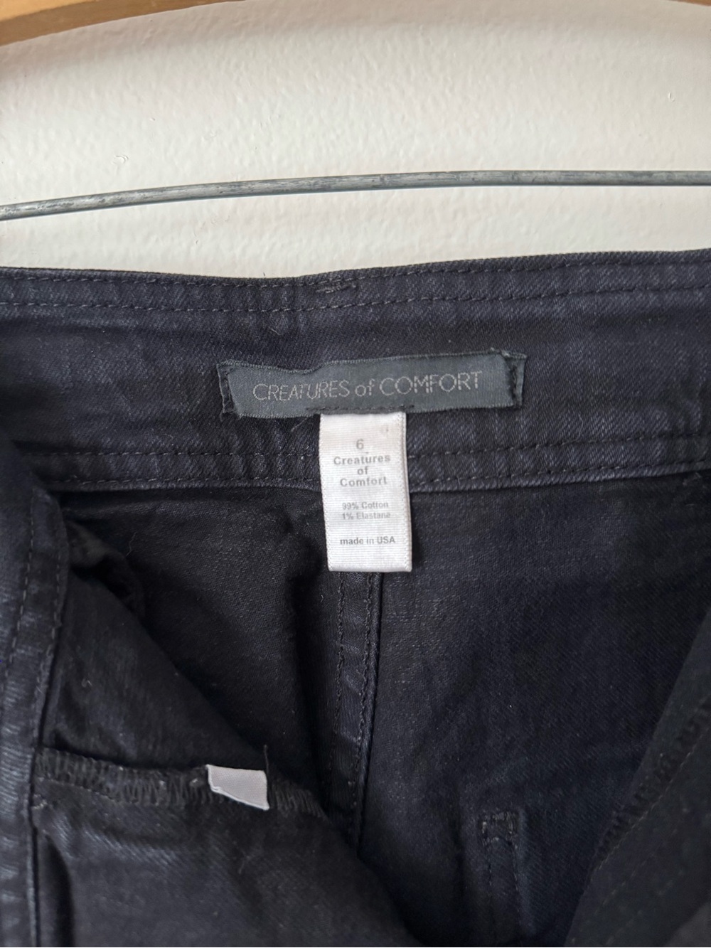 Creatures of Comfort Black Denim Maison Jean. - Picture 4 of 4